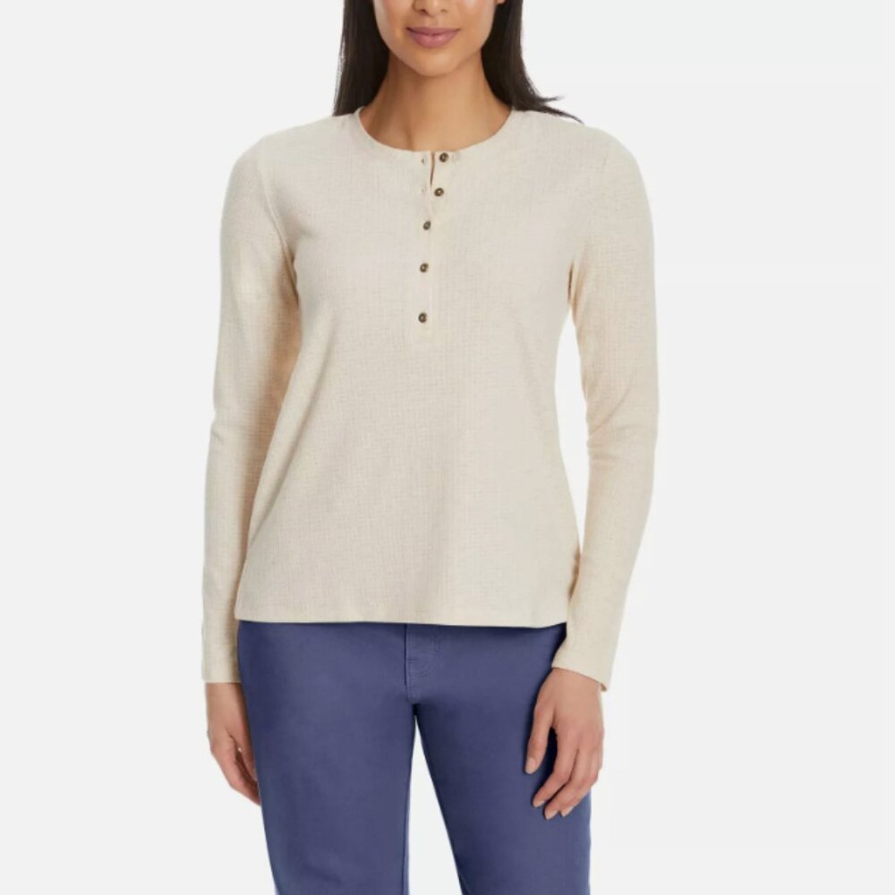 G.H. Bass & Co. Ladies' Henley Top Tan  M